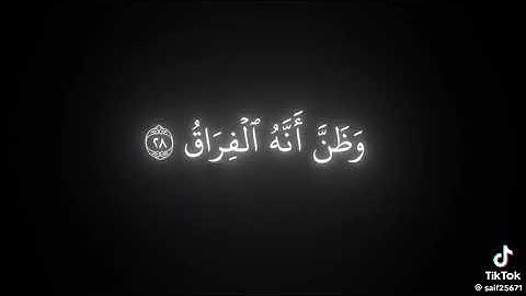 سوره القيامه صوت تقشعر لها الأبدان اسمع القرآن 😍😍
