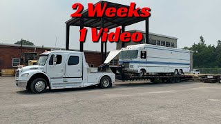 2 Weeks 1 Video! #hotshottrucking #freightliner #fyp