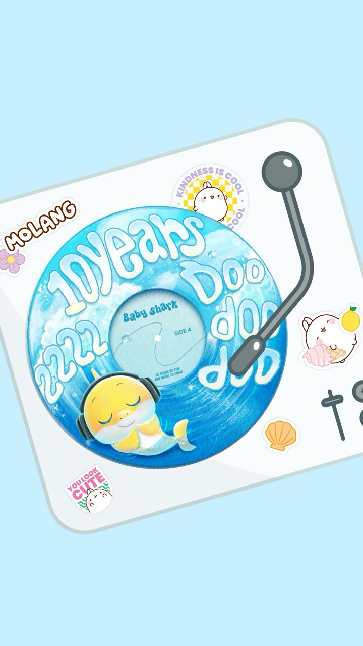 📦 Baby Shark 10th Anniversary Gift Unboxing 🦈💿 - YouTube