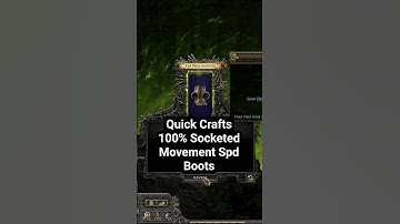 Quick Crafts - 100% Socketed Movement Speed Boots (Evasion) #pathofexile2 #poe2 #shorts