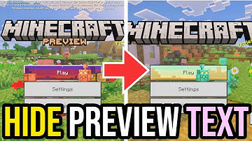 How To Disable White DEBUG TEXT in Minecraft Bedrock Preview & Beta