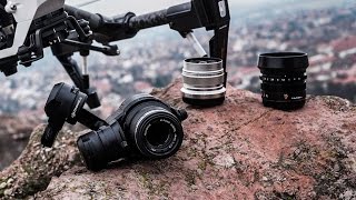 DJI Zenmuse X5 - Olympus 12mm/45mm/14-42mm, DJI 15mm