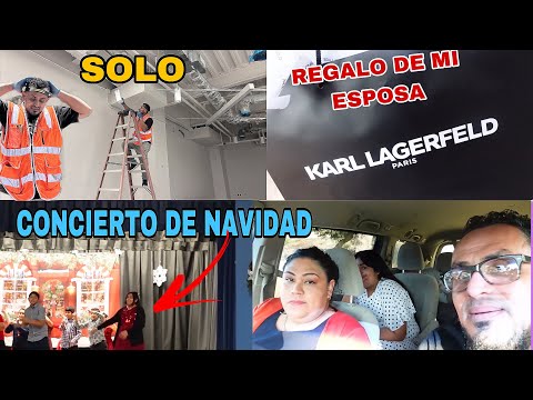 Solo en un TRABAJO / Comprando el REGALO de mi Esposa / Concierto NAVIDEÑO de mi hija
