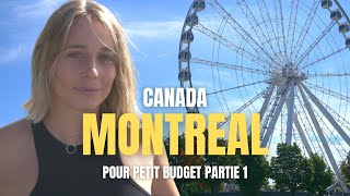 #1 MONTREAL, comment visiter avec un PETIT BUDGET  CANADA, VLOG screenshot 3