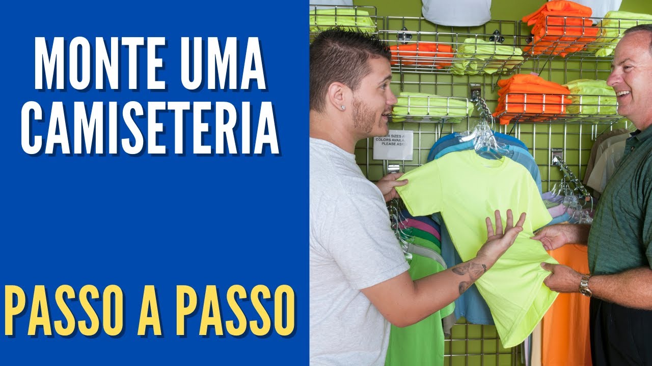Como montar uma camiseteria