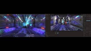 Sci Fi Modular Corridor   Unity Scene