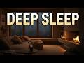 Cozy Fireplace Ambience 🔥 Soft Rain &amp; Candlelight | 1 Hour Sleep &amp; Relax
