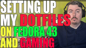Setting up Fedora 43 For gaming and My Dotfiles For Hyprland