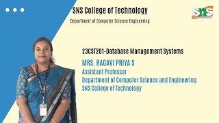 Dependencies and Normal Forms | Database Management System | SNS Institutions 