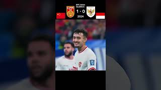 China🇨🇳 vs Indonesia🇲🇨 AFC⚽️ Asian Qualifiers🔥 #china #indonesia #football #footballshorts #sehar