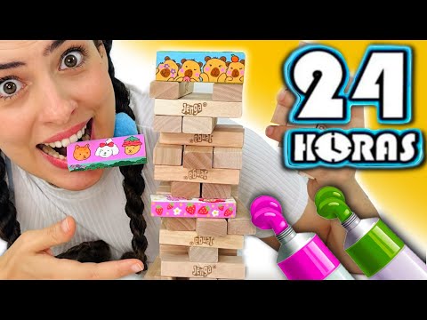 24h PINTANDO CADA PEÇA do meu JENGA! BOBBIE GOODS, CAPIVARA, MORANGO DO AMOR! Paula Stephania 