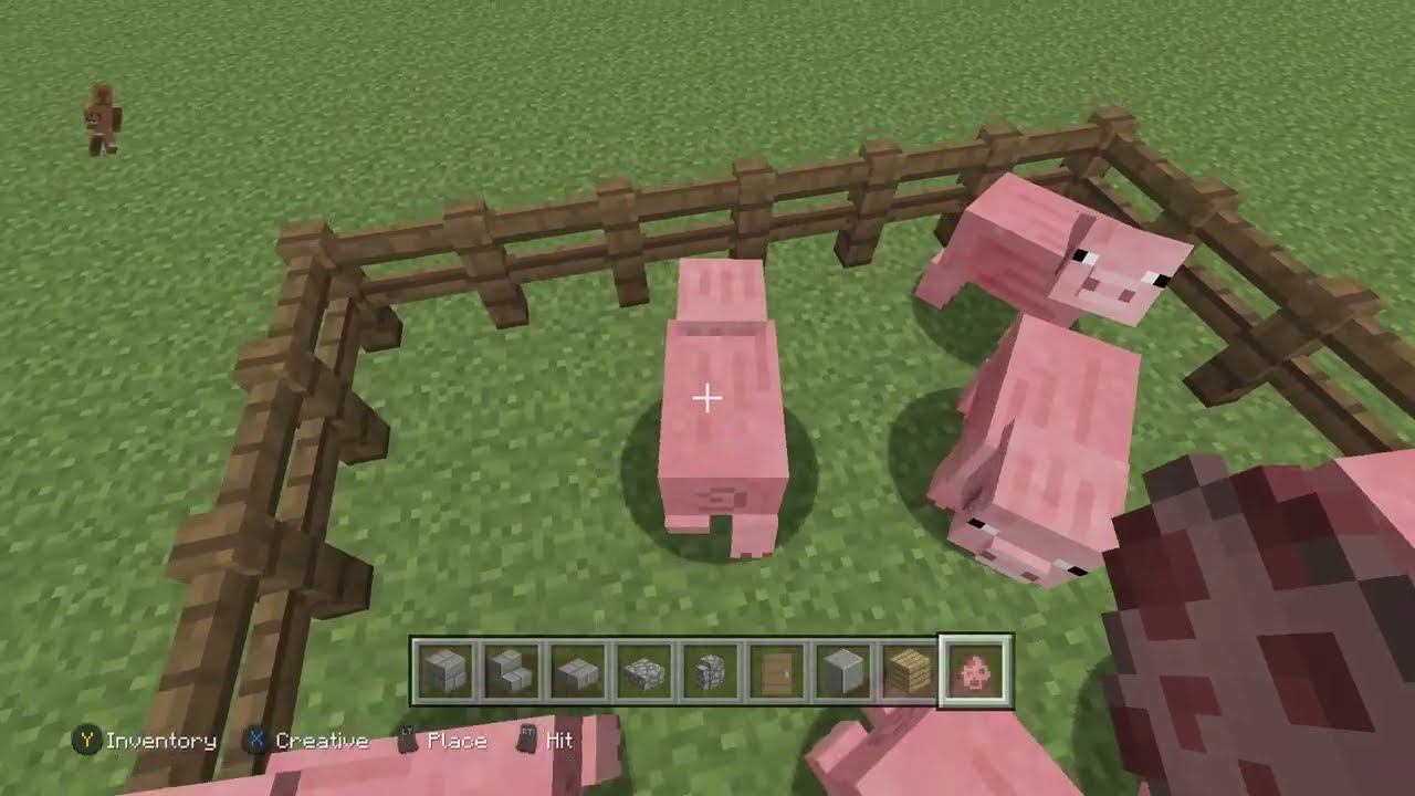Minecraft  Xbox One Edition How to build a pig farm