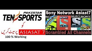 New software for Ten sports and Sony network on Asiasat7 105 E screenshot 2