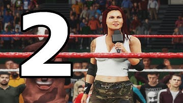 WWE 2K20 Walkthrough Part 2 - No Commentary Playthrough (PS4)