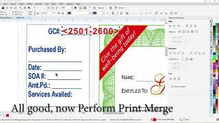 Automatic Numbering Setup Corel Draw X8 2020