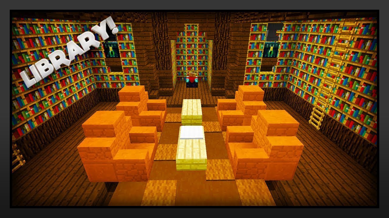 minecraft underground library tutorial YouTube