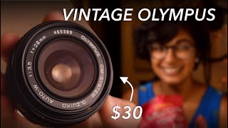 Can a $30 vintage Olympus lens outperform a modern kit lens? // Olympus OM  G.Zuiko Auto-W