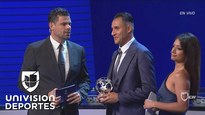 Keylor Navas, Mejor Portero de la Temporada en la UEFA 2017/18