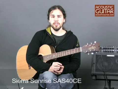 Acoustic Guitar Review - Sierra Sunrise SAS40CE