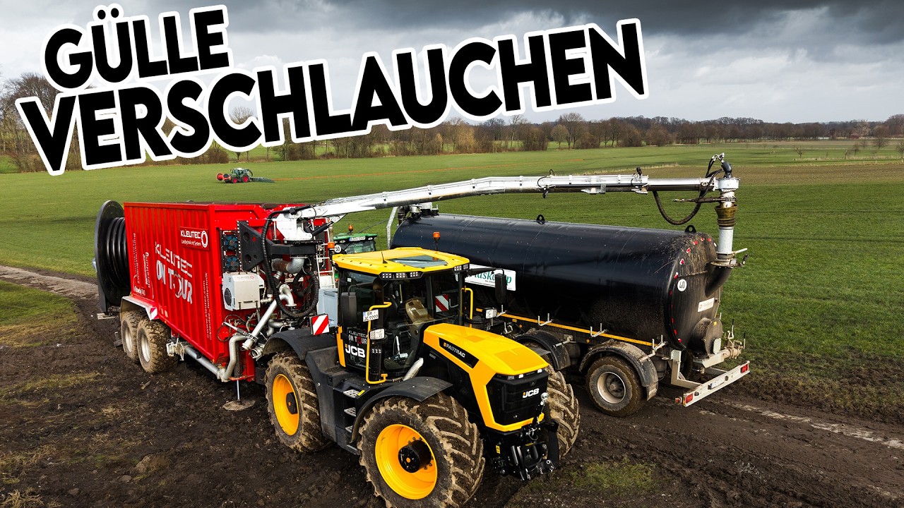 🔥 Wir verschlauchen Gülle mit PVC-Schlauch – Was kann das neue System von @KleuTec ? 