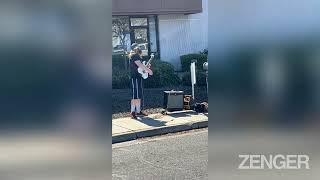 HEAVY DENTAL: Rocker Dads Guitar Riff Protest Outside Dentists