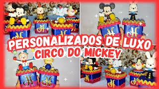 FAZENDO PERSONALIZADOS DE LUXO - PARTE 1 - CIRCO DO MICKEY | PREPARATIVOS PARA FESTA | HENRY FAZ 1