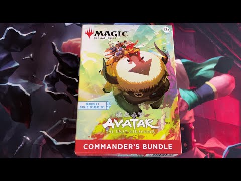 MTG Avatar The Last Airbender Commander's Bundle Box Opening - YouTube