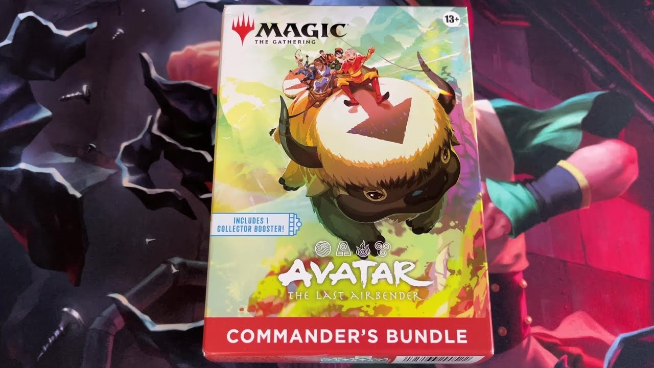 Распаковка набора MTG Avatar The Last Airbender Commander's Bundle.