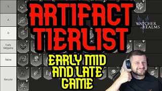 Artifact Tierlist Early Mid And Late Game! - Watcher of Realms