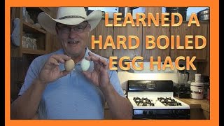 DUDE IN THE KITCHEN - LEARNED A HARD BOILED EGG HACK by PINE MEADOWS HOBBY FARM A Frugal Homestead 358 views 3 weeks ago 7 minutes, 16 seconds