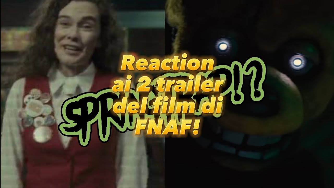 Reaction ai 2 trailer del film di FNAF...c'è SPRINGTRAP!? - YouTube