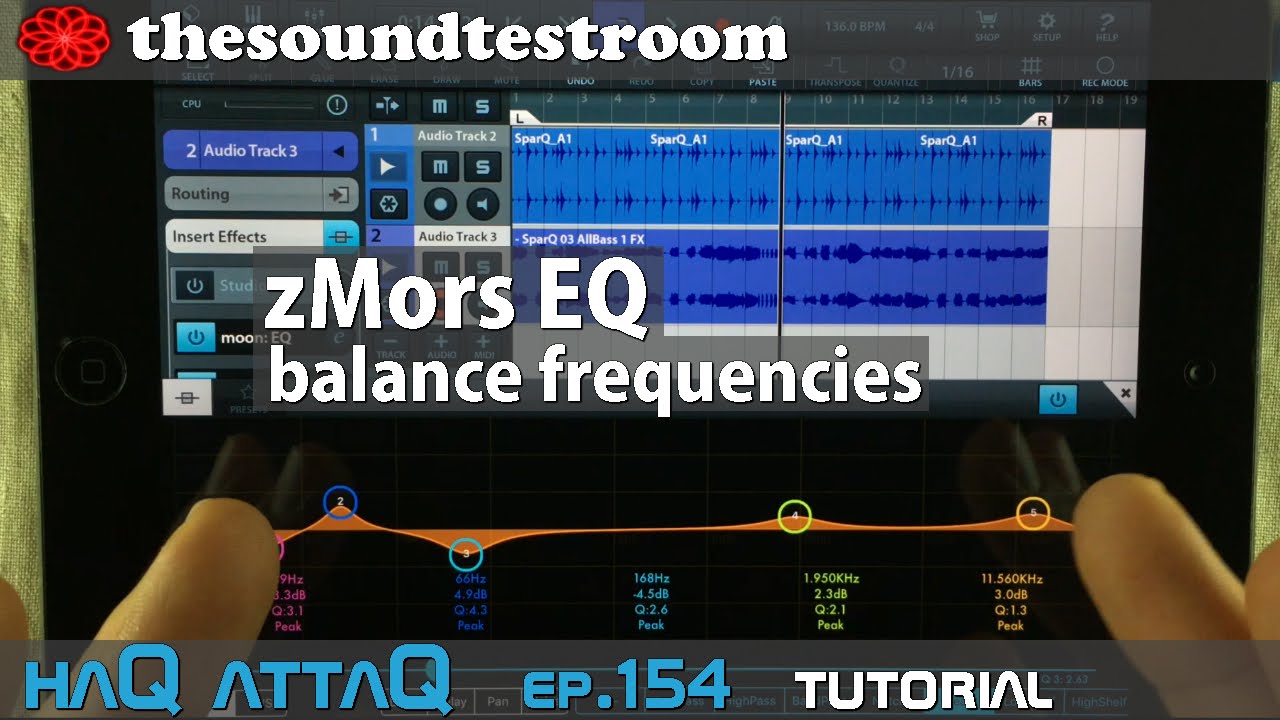 zMors EQ AUv3 iPad Equalizer │ Balance Frequencies - haQ attaQ