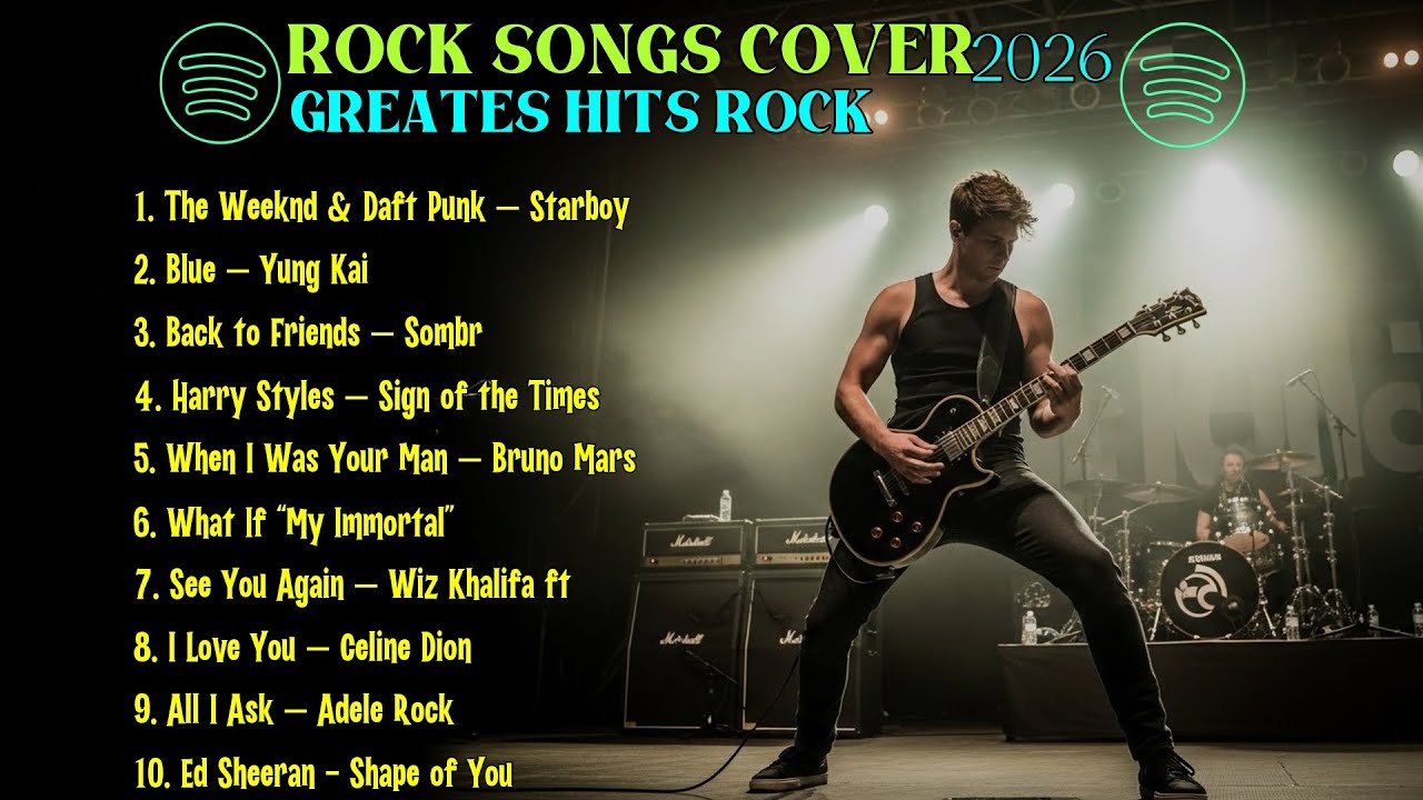 Rock N Roll Playlist 🎸 High Energy Road Trip & Riding Music