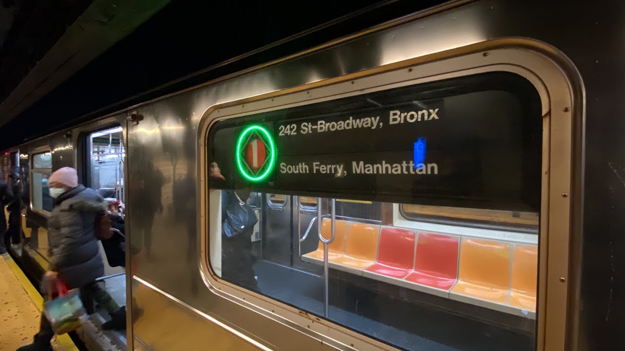 IRT Broadway Line Westchester Yard Loan R62A (1) Train Arriving/Departing 231 Street YouTube