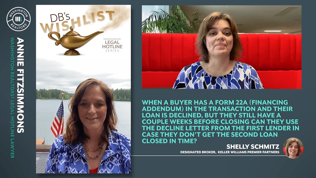 DB's Wishlist Q & A - Loan Decline Letter