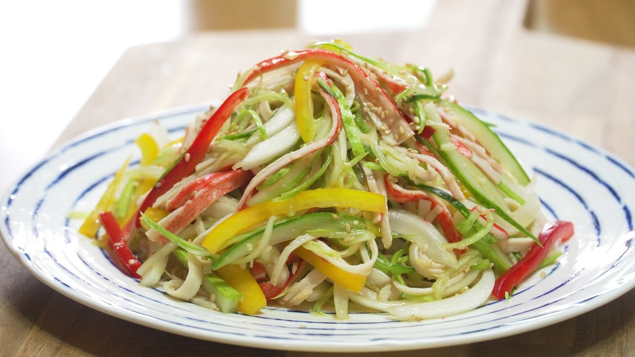 오이 맛살 냉채