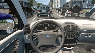Лада Калина 1 Хэтчбэк | City Car Driving [Steering Wheel] - Normal Driving screenshot 5