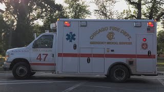 chicago fire department ambulance 47 responding