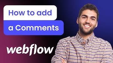 How to add a Comments to Webflow