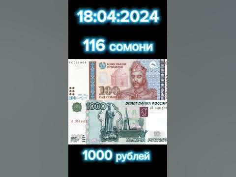 Курс рубл на сомони сегодня время 10:20 #курс #рубль #долар # ...