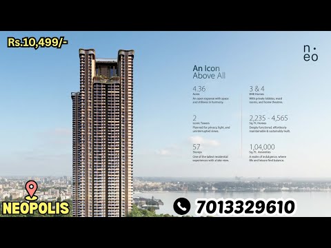 NEOPOLIS BEST PROJECT Rs 10 455 57 Floors Ultra Luxury Apartments 3 4 BHK Hyderabad 