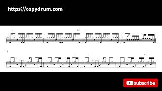D`Sound-Play Me The Song | Drum Score, Drum Sheet Music