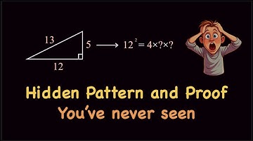 The Hidden Pattern behind Pythagorean Triples You