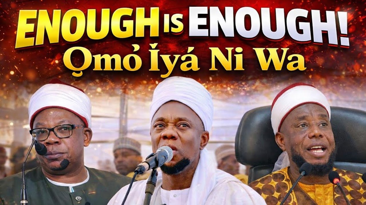 ENOUGH IS ENOUGH! ỌMỌ ÌYÁ NI WA Ramadan lecture by MUDIRUL MARKAZ 2 March 2026