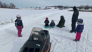 Snow Day 2020, Arctic Cat Pantera vs Arctic Cat 570z vs Yamaha Blaster