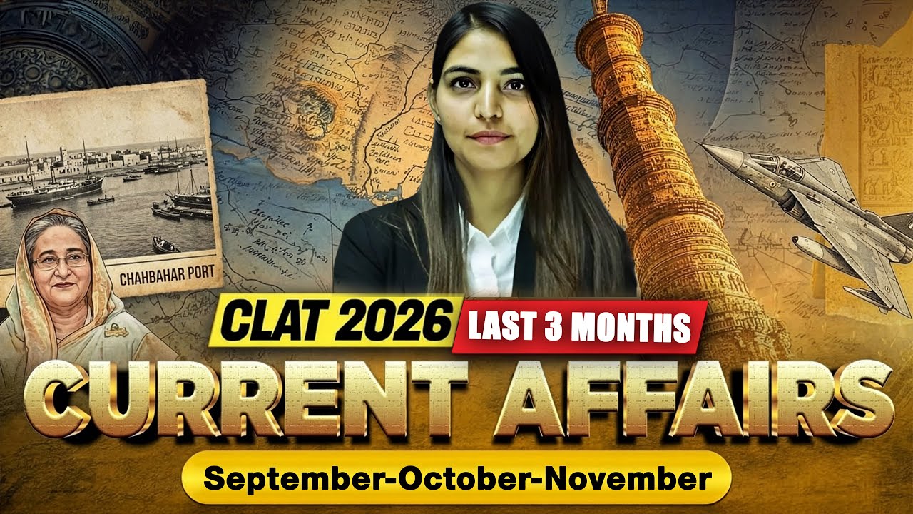 Most Important Current Affairs for CLAT 2026 | September–October ...