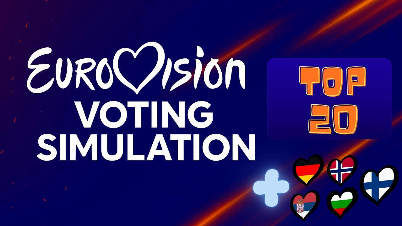 Eurovision Song Contest 2026 Voting Simulation - TOP 20 (NEW: 🇩🇪🇧🇬🇳🇴🇫🇮🇷🇸)