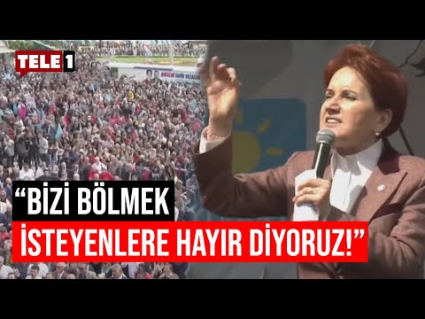 Meral Akşener Kayseri'den Erdoğan'a yüklendi: Kendine gel bu nasıl bir dil!