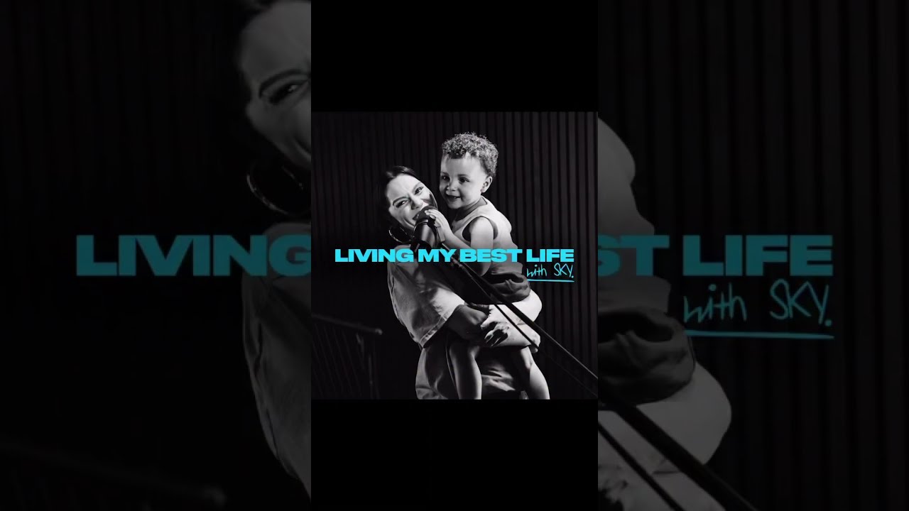 Official artwork for ‘Living my best life with Sky’ Acoustic🦋Out 27th June • My boy be sanging 🫀🔋
