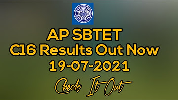 Ap Sbtet C16 Results Out Now|| Diploma C16 Results||apsbtet Results||BandiTechTv